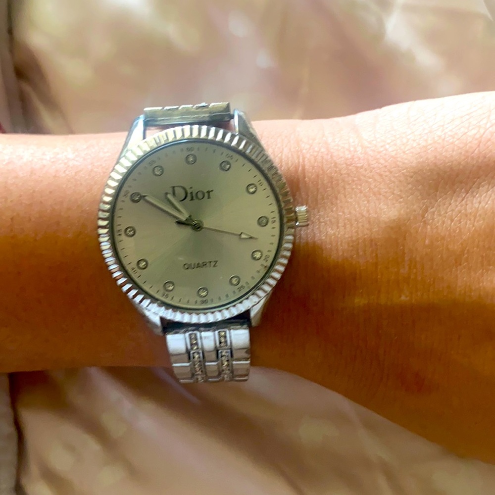 Stainless steel Dior watch